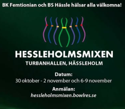 Hessleholmsmixen 30 oktober - 9 november 2026